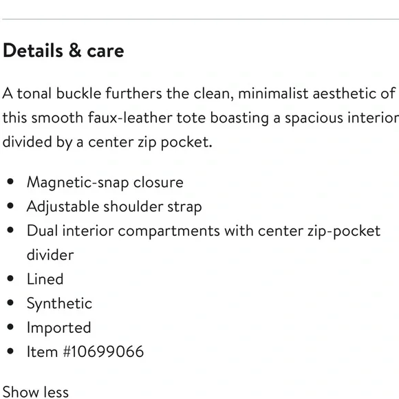 MANGO Brown Leather Tote Bag - Picture 7 of 7